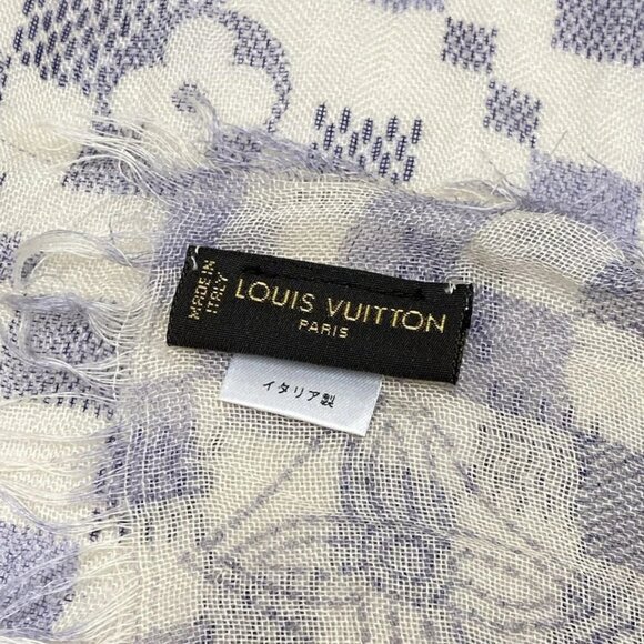 LOUIS VUITTON Ethol Alize Azur - Unconfirmed Scarf 183-053025 - Picture 9 of 9